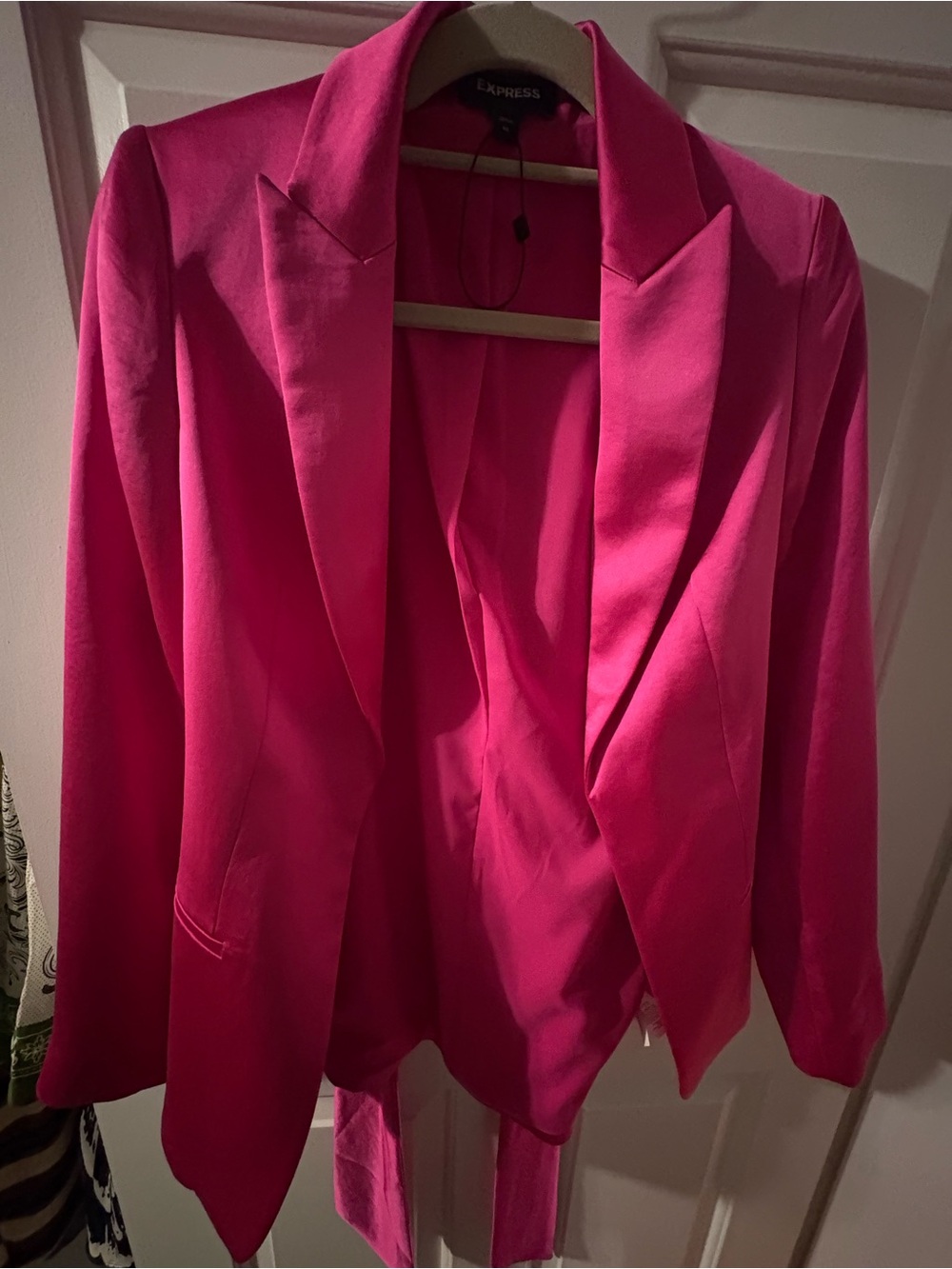 Express Hot Pink Tailored Blazer NEVER WORN!